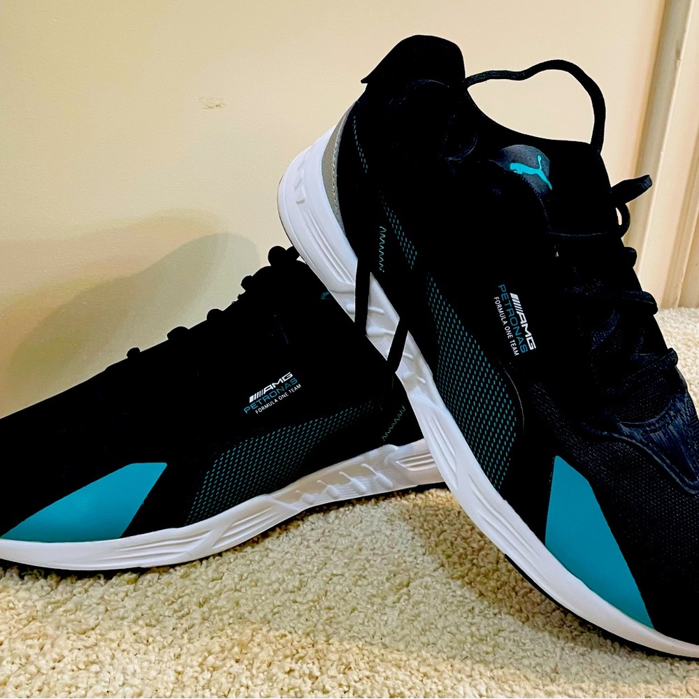 F1 Mercedes Puma sneakers. Only worn once. Smoke free home. Size 12